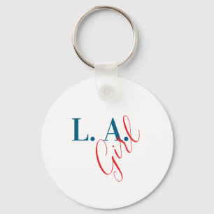 L. A. Girl Los Angeles Modern Minimalist Plain Key Ring