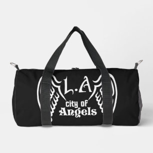L.A. Los Angeles custom name & colour Duffle Bag