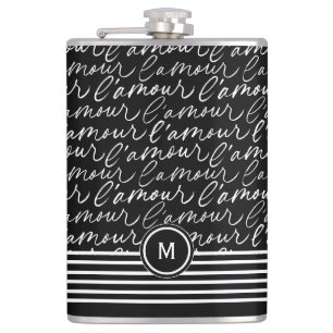 l’Amour Monogram  Hip Flask
