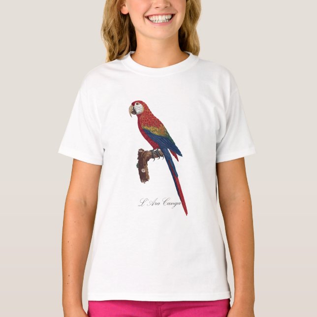 L' Ara Macao / Scarlet Macaw  T-Shirt (Front)