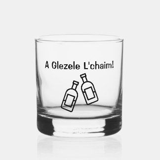 L’Chaim – Yiddish Style Design Whiskey Glass