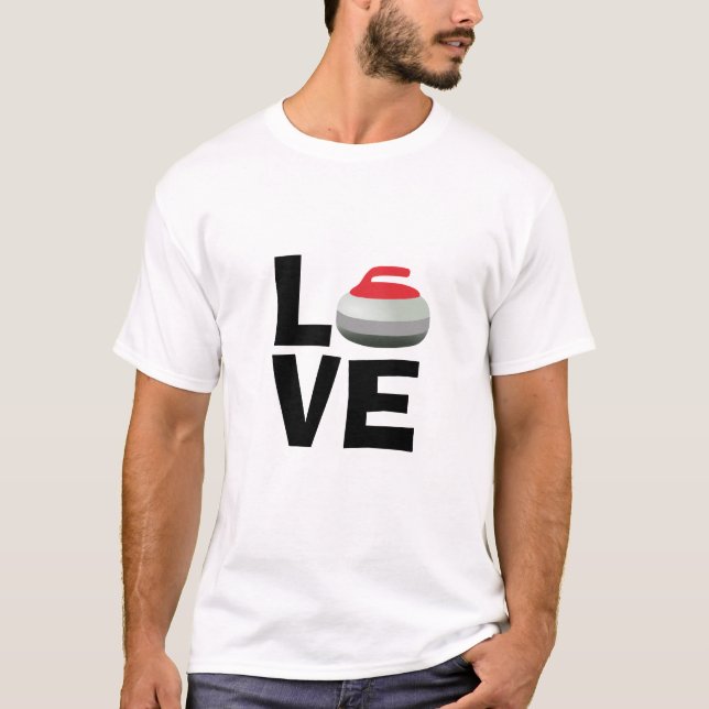 L [Curling Rock] VE T-Shirt (Front)