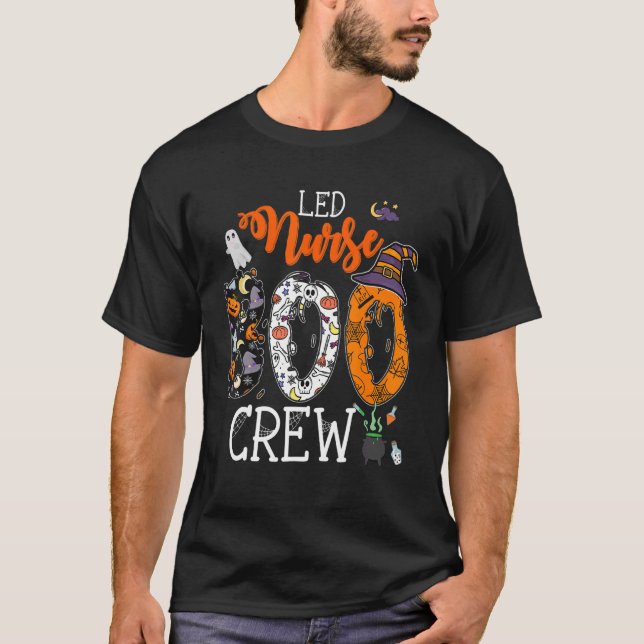 L&D Nurse Boo Crew Halloween Labour & Delivery Nur T-Shirt (Front)