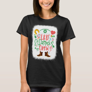 L D St Patricks Nurse Crew St Patrick Day Labour A T-Shirt