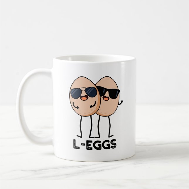 L-eggs Funny Egg Pun  Coffee Mug (Left)