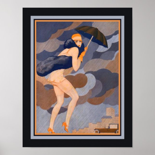"L' Etourdie" Art Deco 1927 Poster (Front)