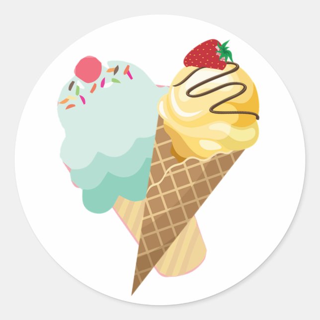l Ice Cream Stickers (Front)