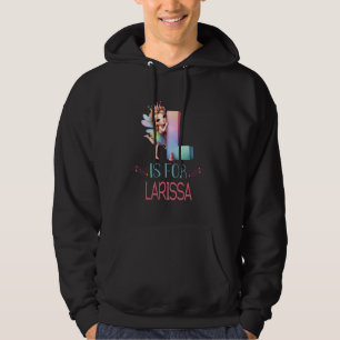 L Is For Larissa Fairy Alphabet Name Hoodie