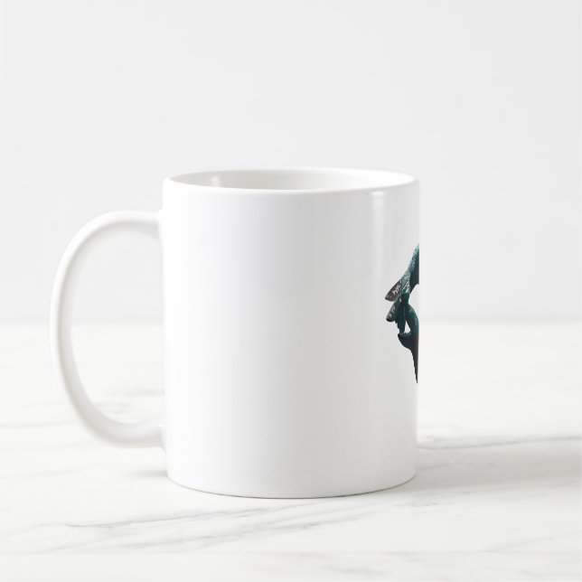 L is for Leopard Seal Coffee Mug (Left)