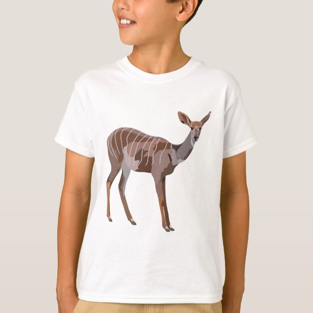 L is for Lesser Kudu T-Shirt (Front)