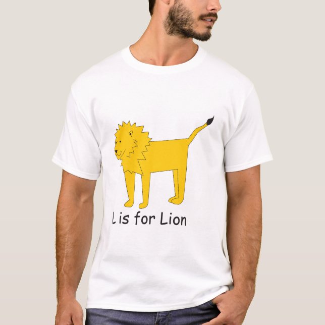 L is for Lion T-Shirt (Front)