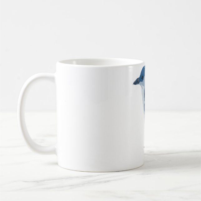 L is for Little Blue Penguin Coffee Mug (Left)