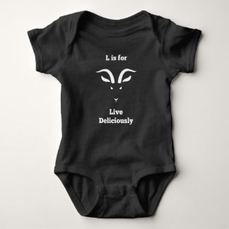 L is for Live Deliciously Baby Bodysuit