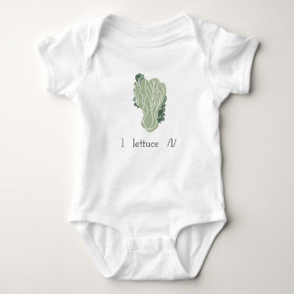 l lettuce /l/ baby bodysuit