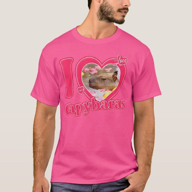 L Love Capybara T-Shirt (Front)