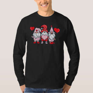 L O V E Gnome Happy Valentineu2019s Day T-Shirt