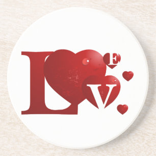 L.O.V.E. Hearts Coaster