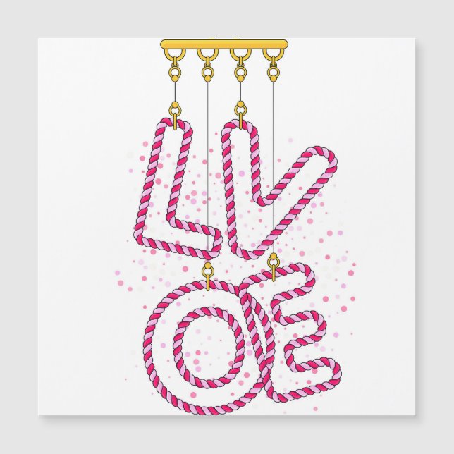 L O V E MAGNETIC INVITATION (Front)