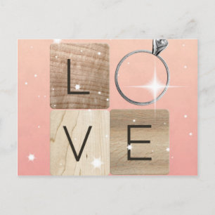 L-o-v-e Tiles Postcard