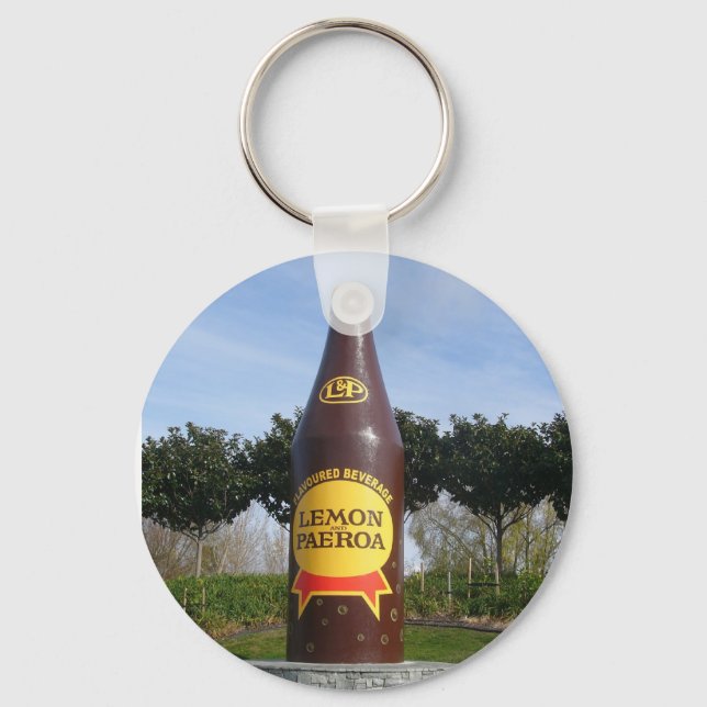 l & p bottle paeroa nz key ring (Front)