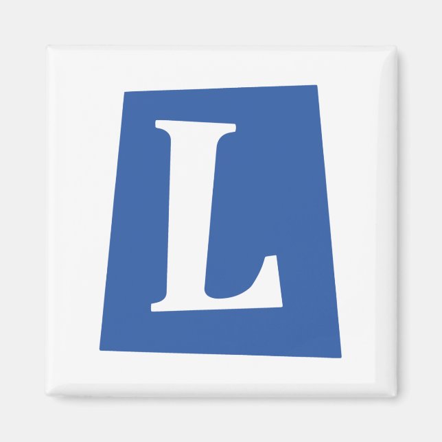 L-paw-VE Retro L Magnet (Front)