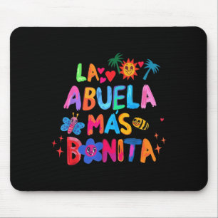 La Abuela Más Bonita Mum Cute Grandma Mother's Day Mouse Pad