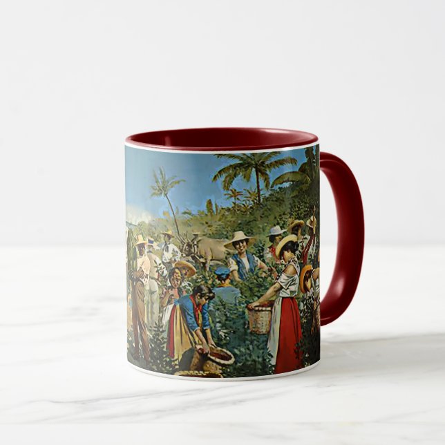 "La Alegoria del Cafe" Mug (Front Right)