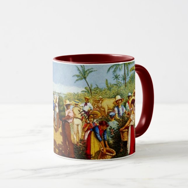 "La Alegoria del Cafe" Mug (Front Right)