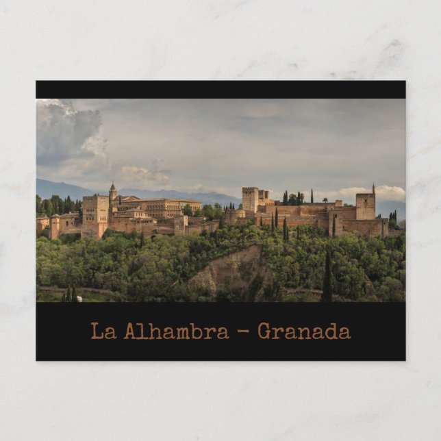 La Alhambra, Granada, Spain Postcard (Front)