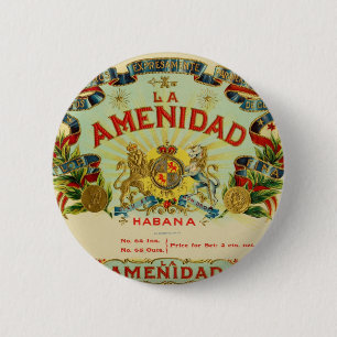 La Amenidad Cigars 6 Cm Round Badge
