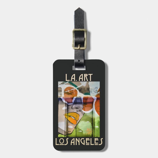 LA Art2 Luggage Tag (Front Vertical)