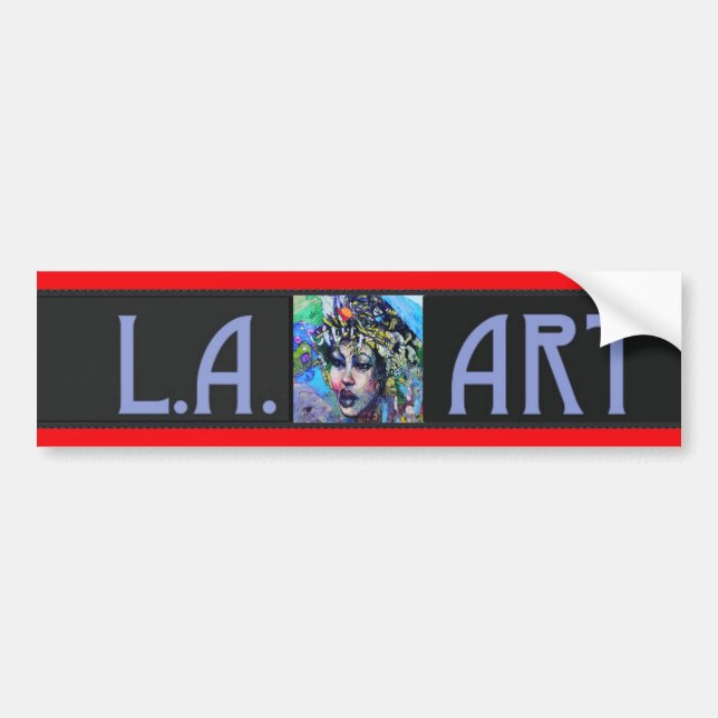 LA Art Bumper Sticker (Front)