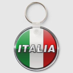 La Bandiera - The Italian Flag Key Ring