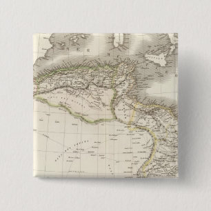 La Barbarie - North Africa 15 Cm Square Badge