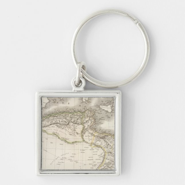 La Barbarie - North Africa Key Ring (Front)