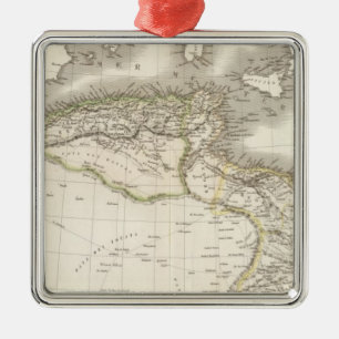 La Barbarie - North Africa Metal Tree Decoration