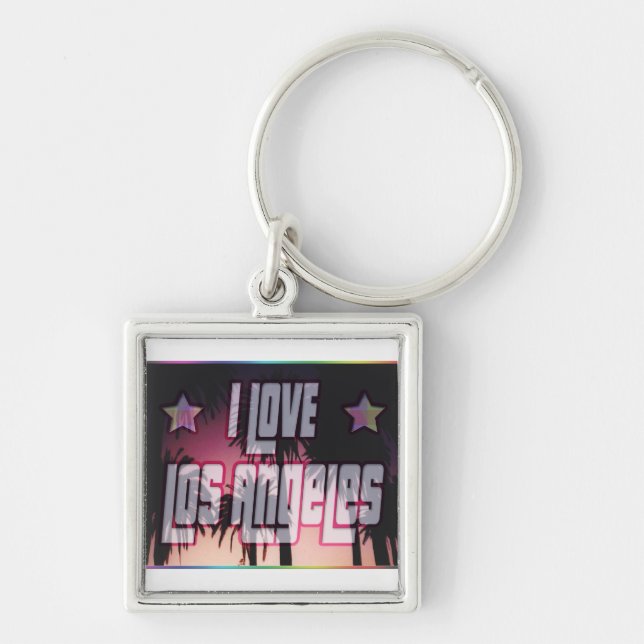 LA Beautiful Cool Keychain (Front)