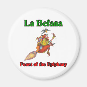 La Befana (Christmas Witch) Feast of the Epiphany Magnet