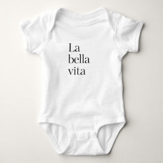 La bella vita baby bodysuit