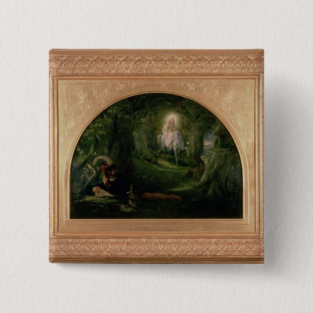 La Belle Dame Sans Merci 15 Cm Square Badge (Front)