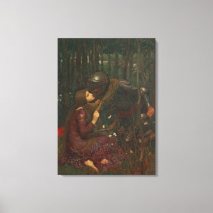 La Belle Dame Sans Merci, 1893 (oil on canvas) Canvas Print