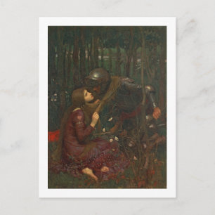 La Belle Dame Sans Merci, 1893 (oil on canvas) Postcard