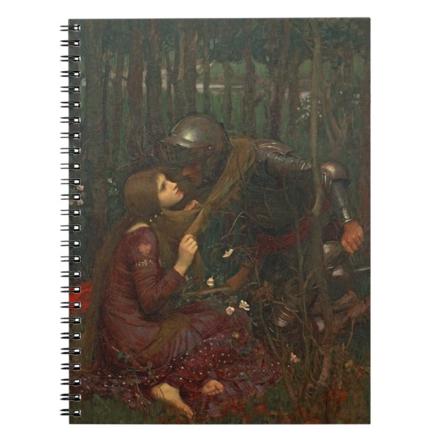 La Belle Dame Sans Merci, 1893 (oil on canvas) Spiral Notebook (Front)