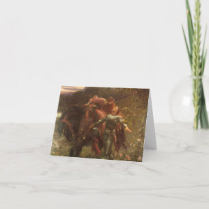 La Belle Dame sans Merci by Frank Dicksee Wedding Thank You Card