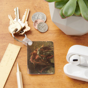 La Belle Dame sans Merci by Sir Frank Dicksee Key Ring