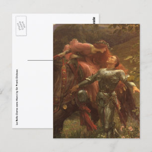 La Belle Dame sans Merci by Sir Frank Dicksee Postcard