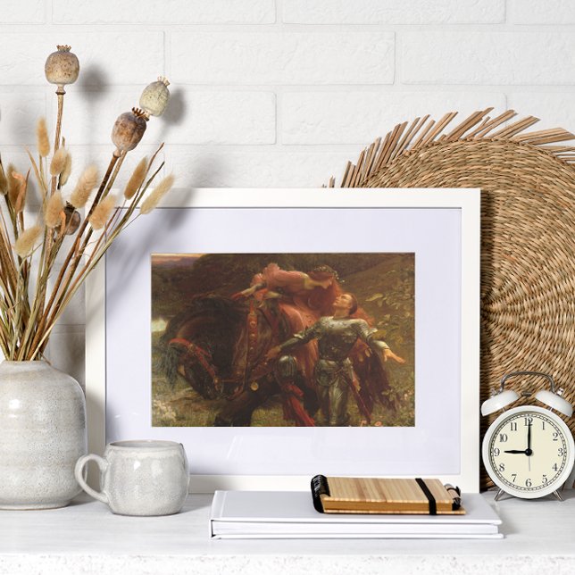 La Belle Dame sans Merci by Sir Frank Dicksee Poster (Creator Uploaded)