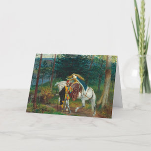 La Belle Dame Sans Merci Walter Crane Card