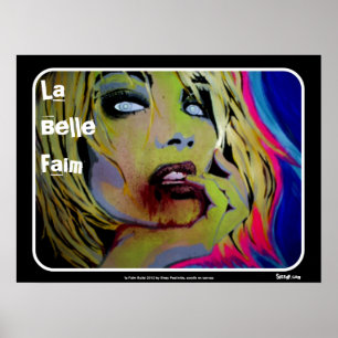 'La Belle Faim' Zombie Poster