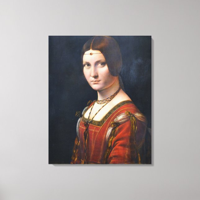 La Belle Ferronniere   Canvas Print (Front)